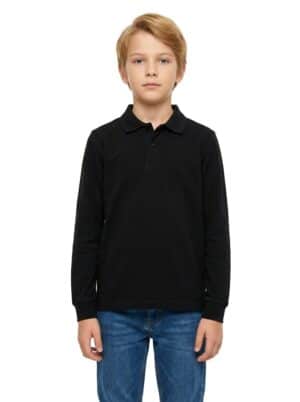 Polera cuello polo manga larga Infantil