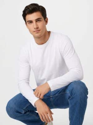 Polera cuello redondo manga larga Adulto